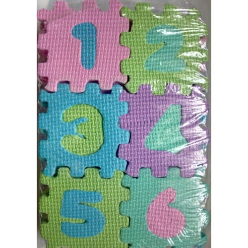 Kids Eva Puzzle Mats Alphabet & Numbers- Multicolor Small