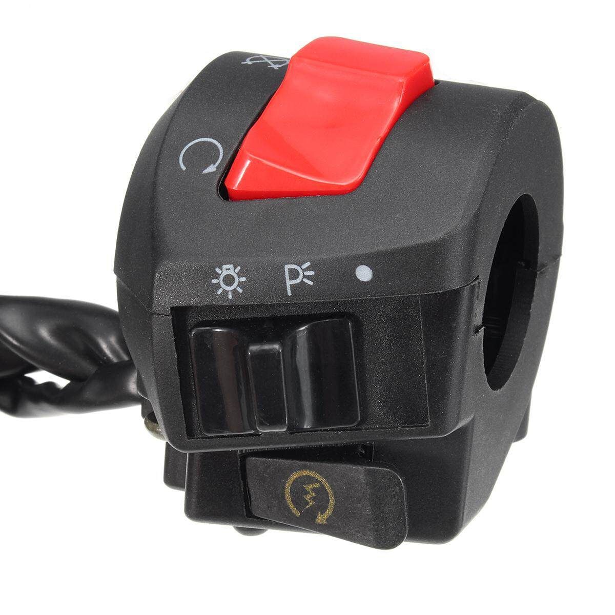 Pair Universal 7/8'' Motorcycle Handlebar Horn Turn Signal Light Control Switch