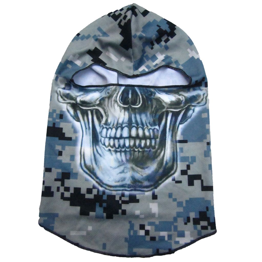 Outdoor Skeleton Skull Cycling Balaclavas Neck Hood Full  Hat