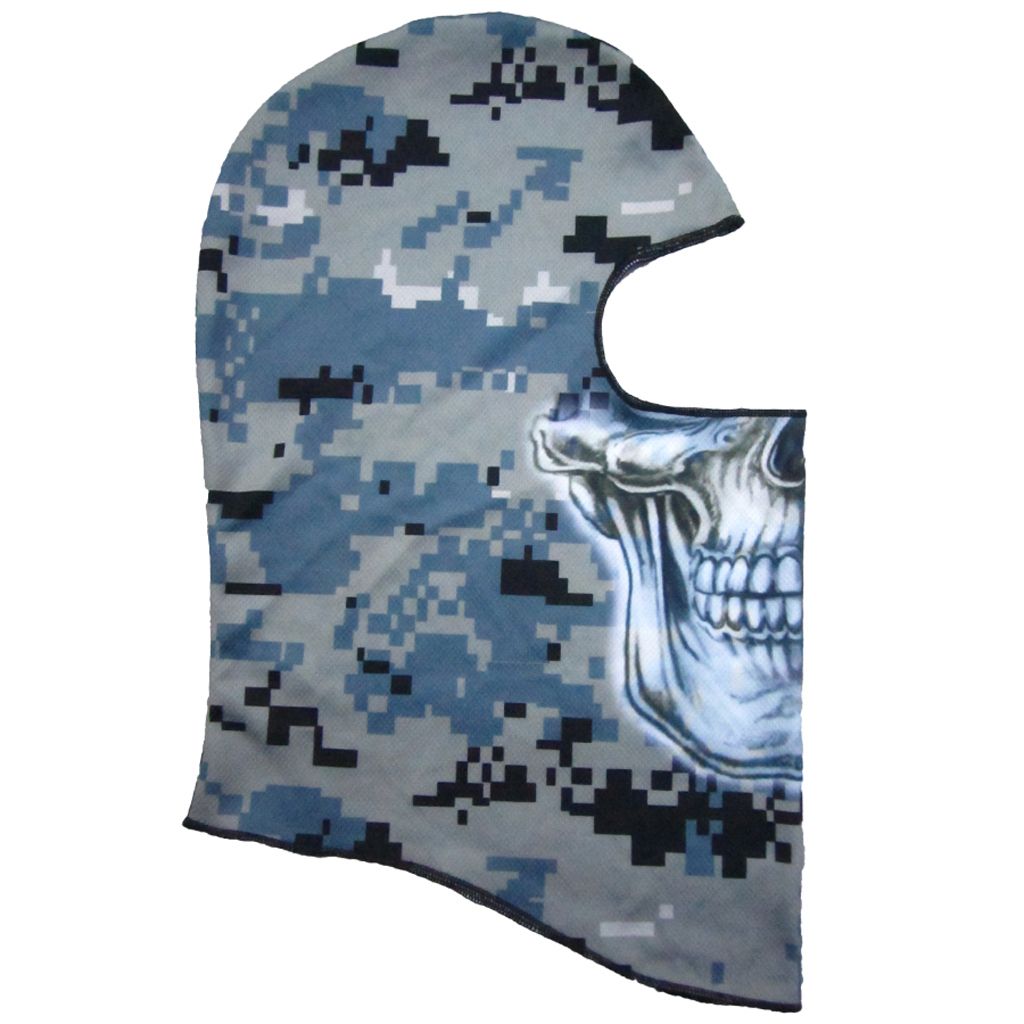 Outdoor Skeleton Skull Cycling Balaclavas Neck Hood Full  Hat