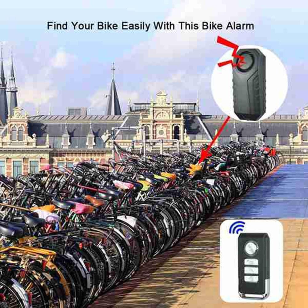 Waterproof Motorcycle Bike Anti-Theft Alarm Wireless