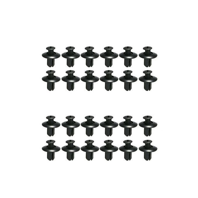 Tools + 190pcs Mixed Buckle 6 Sizes Automotive Fasteners Rivet Push Rod Clip Fender Bumper Plastic