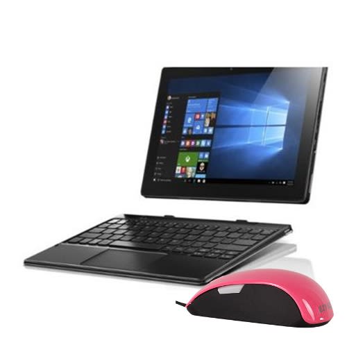 Tstar 10.1 Windows Tablet With Detachable Keyboard 4GB RAM 64GB ROM + Scanner Mouse - Pink
