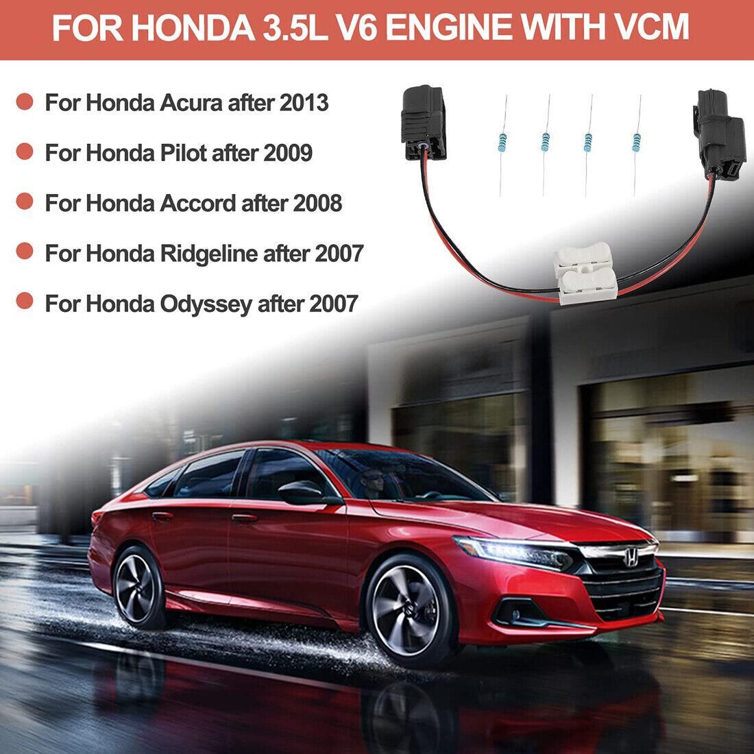 Chuang Qian VCM Harness Disable Kit Fit for Honda Acura/Pilot/Accord/Ridine/Odyssey, for Honda 3.5L V6 Engine with VCM