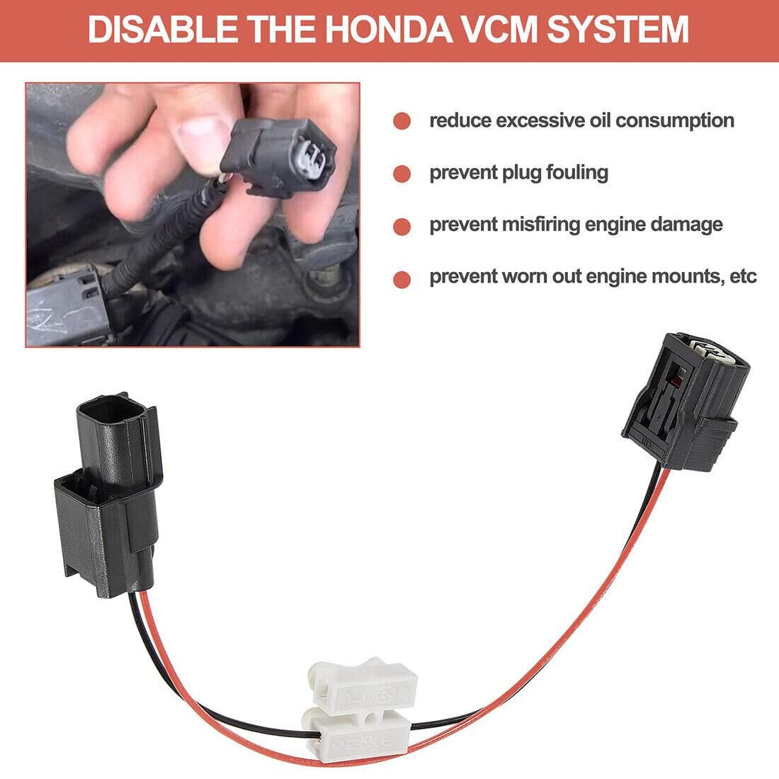 Chuang Qian VCM Harness Disable Kit Fit for Honda Acura/Pilot/Accord/Ridine/Odyssey, for Honda 3.5L V6 Engine with VCM