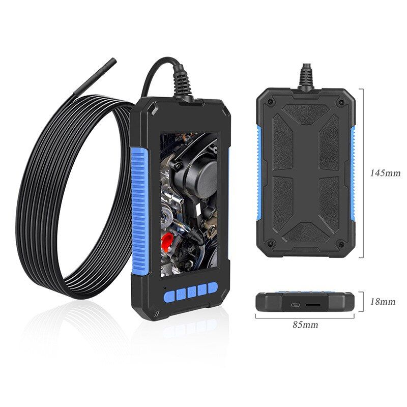 2600mAh Battery Industrial Endoscope Camera 1080P HD 4.3'' Screen 6 Lights5.5mm Snake Camera With Adjustable LED-5.5mm