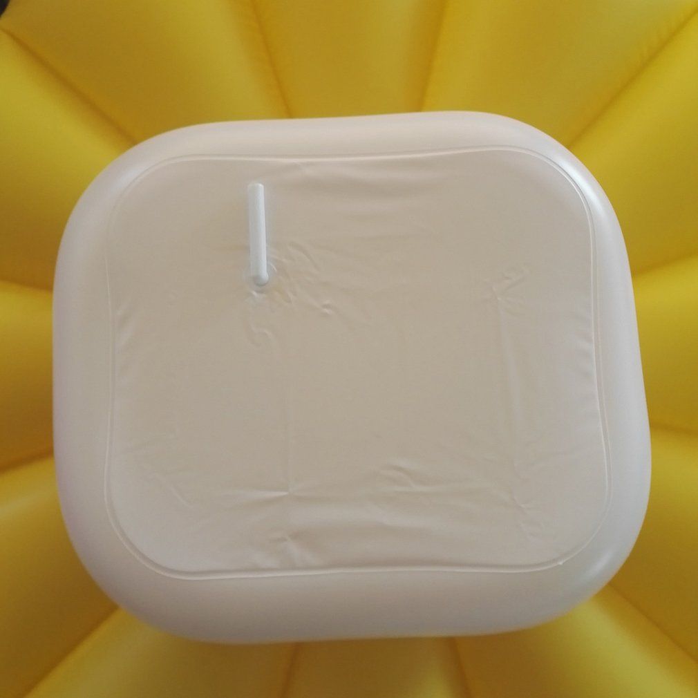 Portable Inflatable Rinse Basin For Washing Hair In Bed Elderly Care PVC-white