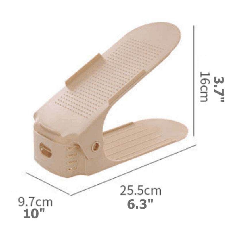 Shoe Storage Household Items One-piece Adjustable Beige