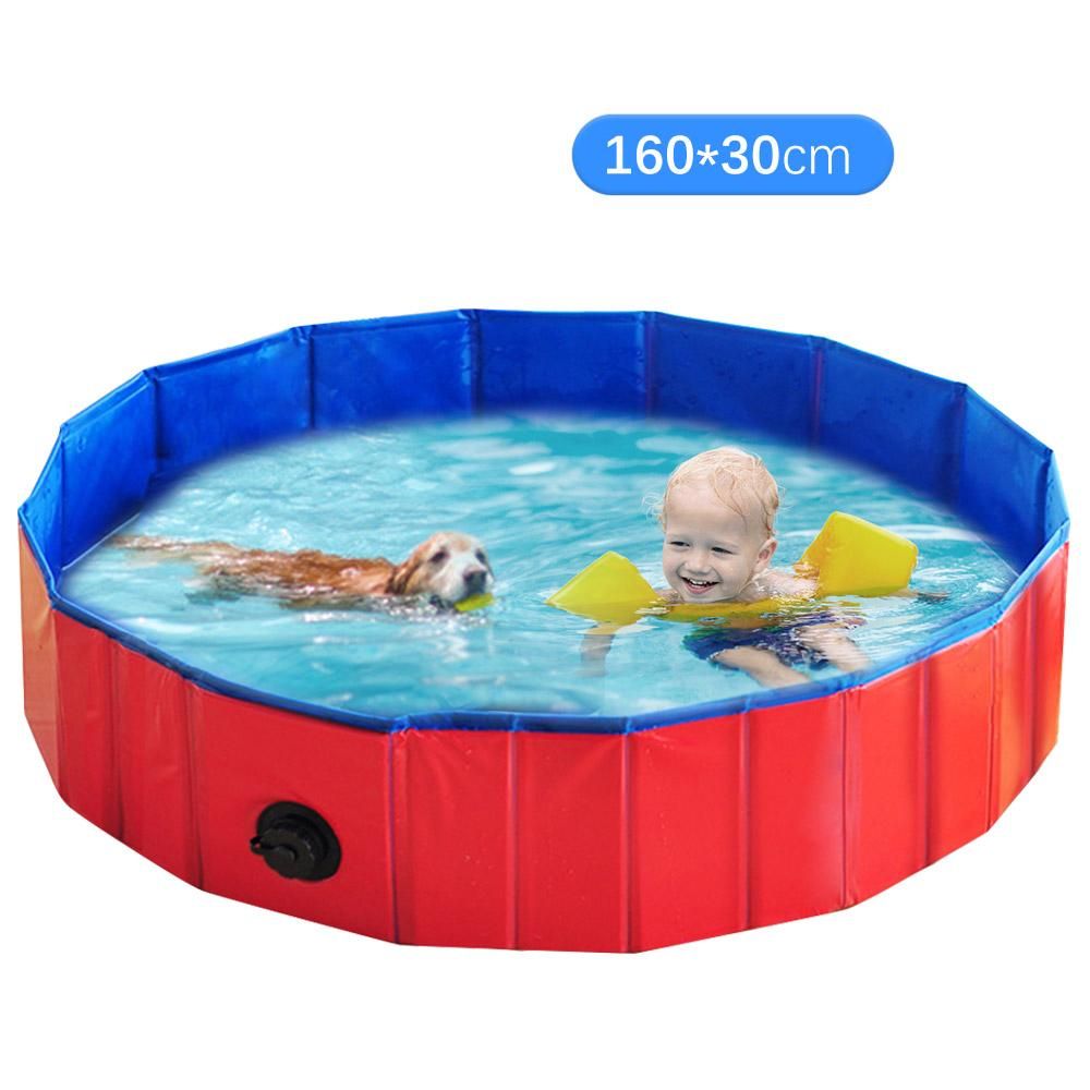 Foldable Pet Bath Pool Collapsible Dog Pool Pet Bathing Tub Pool for Dogs Cats