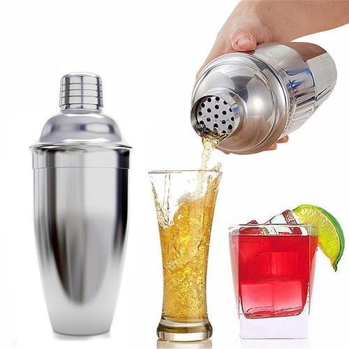 6Pcs/Set Professional Stainless Steel Bartender Kit Cocktail