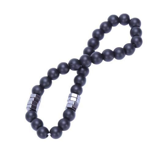 Fashion Geometry Bead Men'S Bracelet Simple Classic Stone