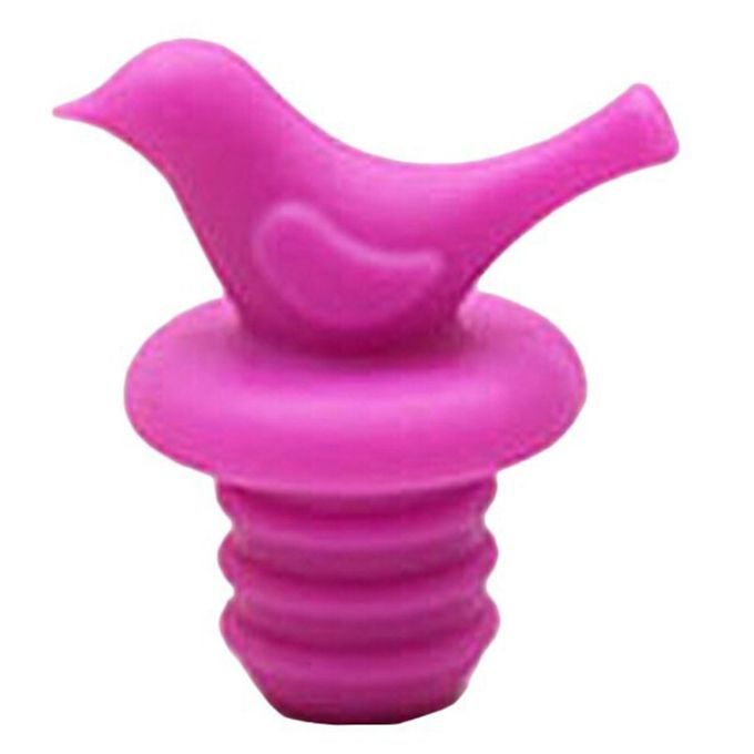 Birds Sili One Wine Bottle Sto Er Environmental Health Non-toxi  Wine Sto Er-random-4pcs