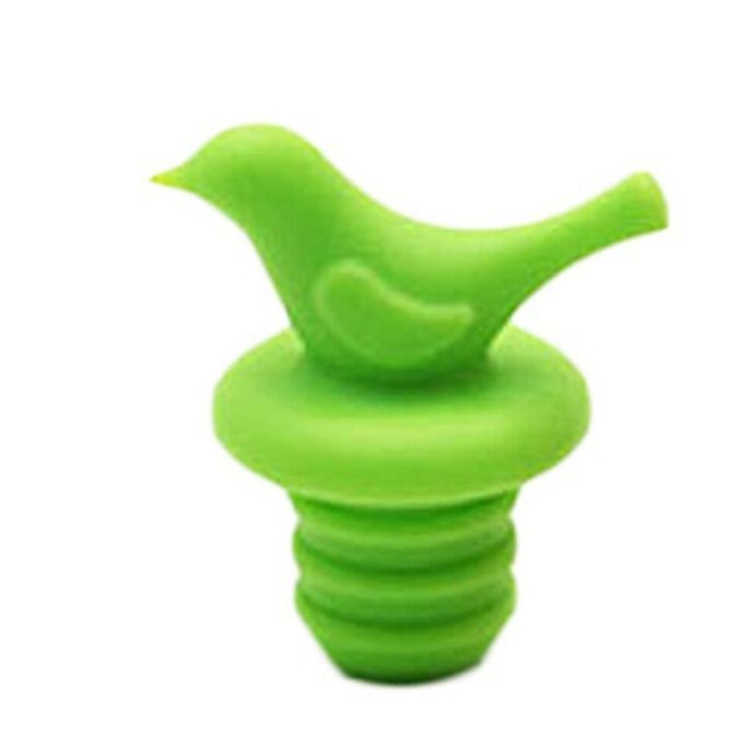 Birds Sili One Wine Bottle Sto Er Environmental Health Non-toxi  Wine Sto Er-random-4pcs