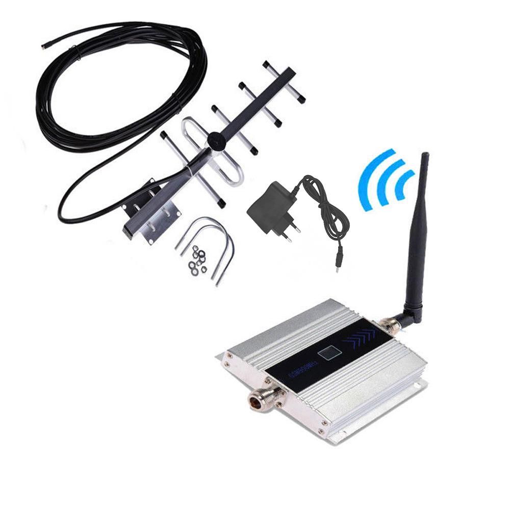 Mobile Phone GSM Signal Booster GSM Signal Repeater Cell Phone GSM 900MHz Signal Amplifier with LCD Display Yagi Set