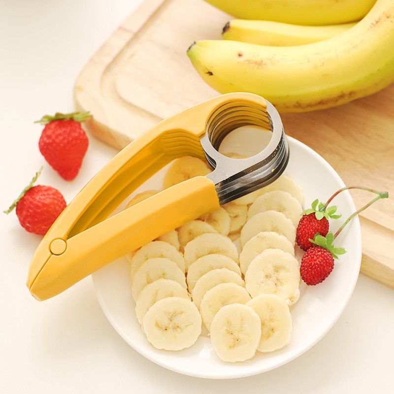 Banana Cutter Chopper Home Kitchen Tool Vegetable Peeler