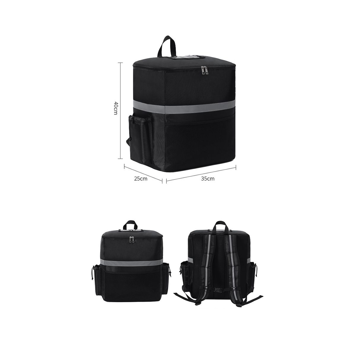 Food Delivery Backpack Pizza Delivery Bag Insulated
