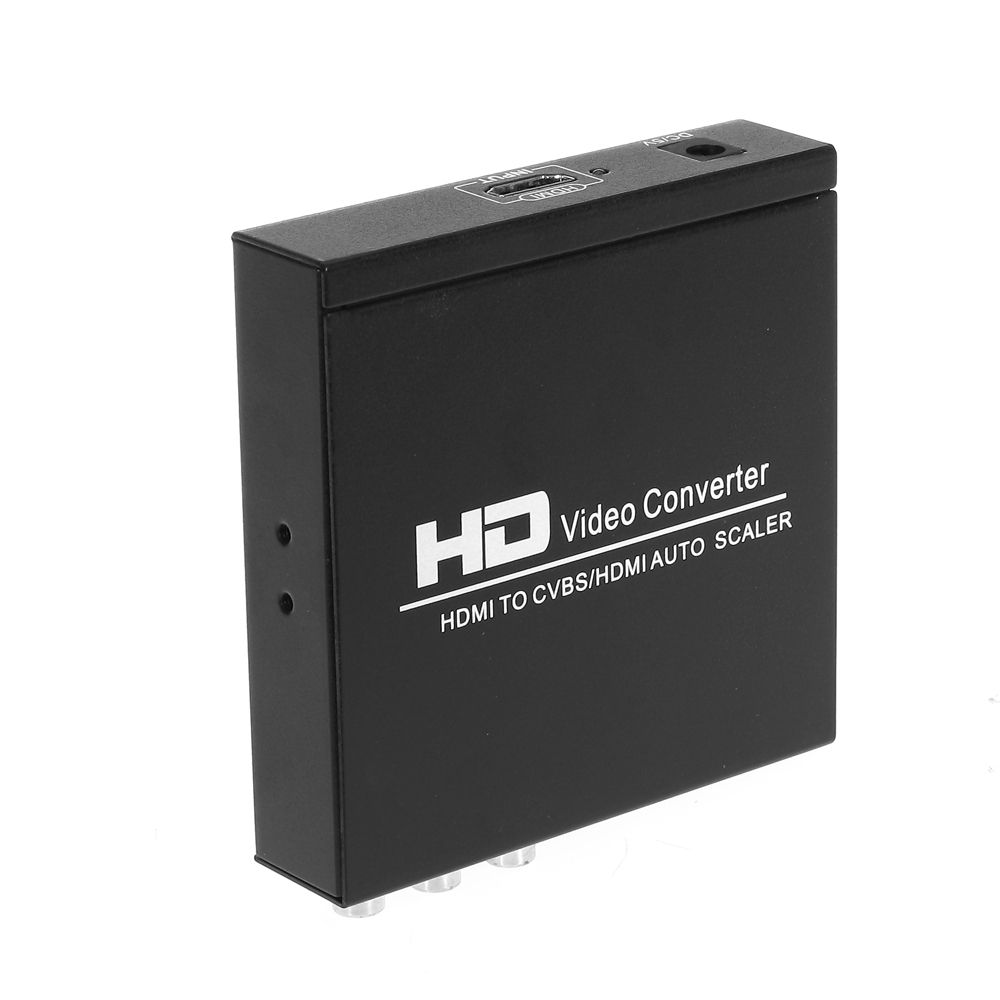 NK-10II HDMI To HDMI/CVBS /AV Scaler Box Video Converter(Black)