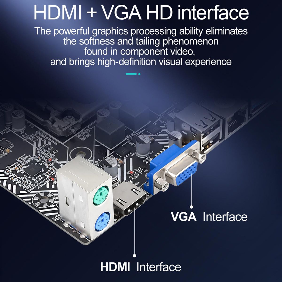 Motherboard Easy Installation USB 3.0x4 Accessories 100M