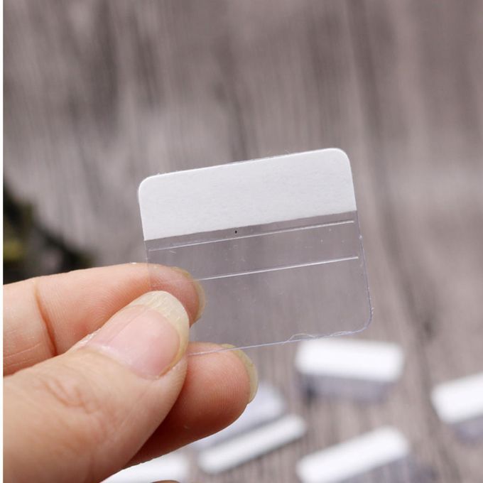 Jewelry Supply Self-Adhesive Earring Card Adapter 1x1