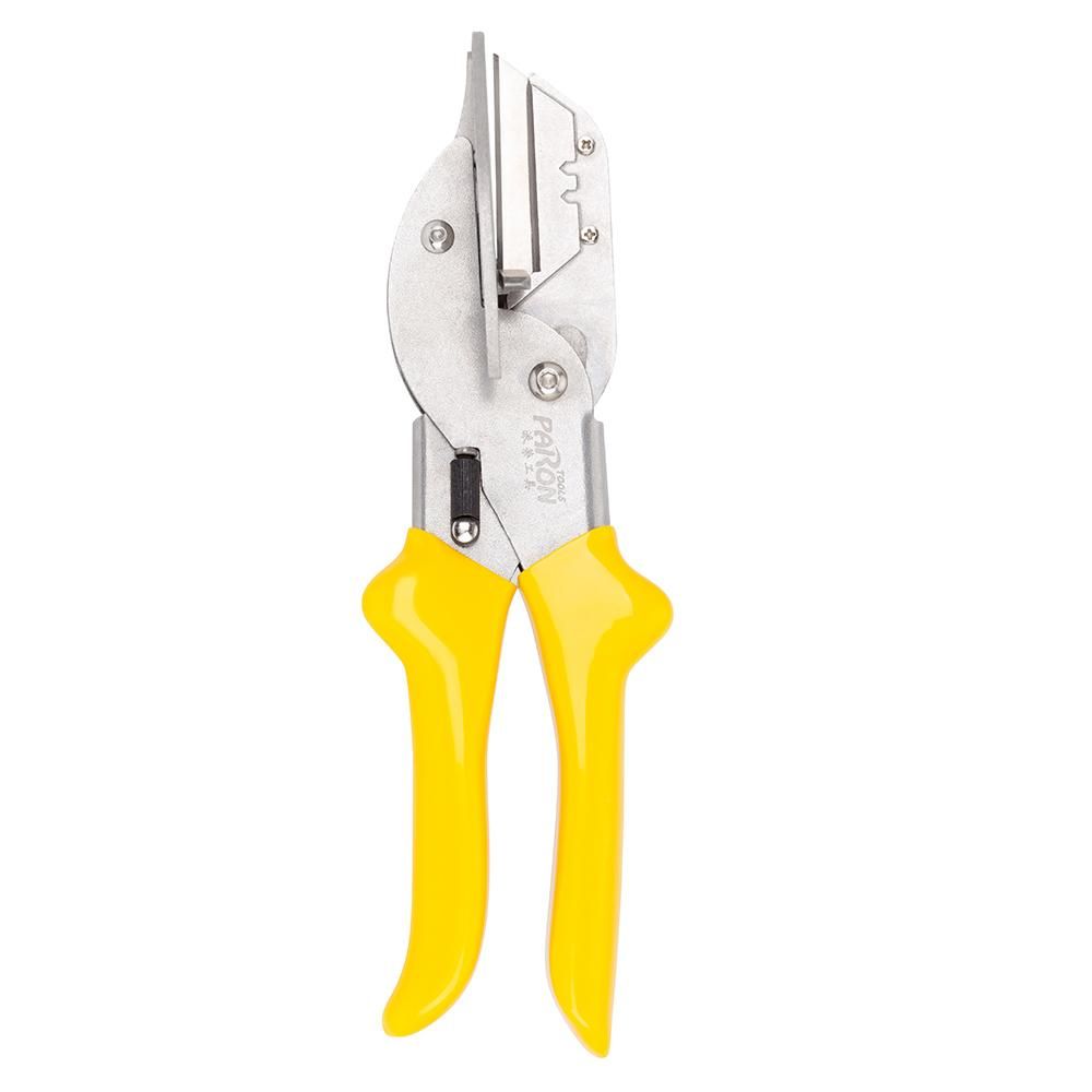 PARON Universal Angle Wire Duct Scissors PVC Trunking Tube Edge Clip 45 Degree to 135 Degree Adjustable Angle Multi Angle Mitre Gasket Shear Wire Duct Cutter Hand Tools Woodworking Cutter