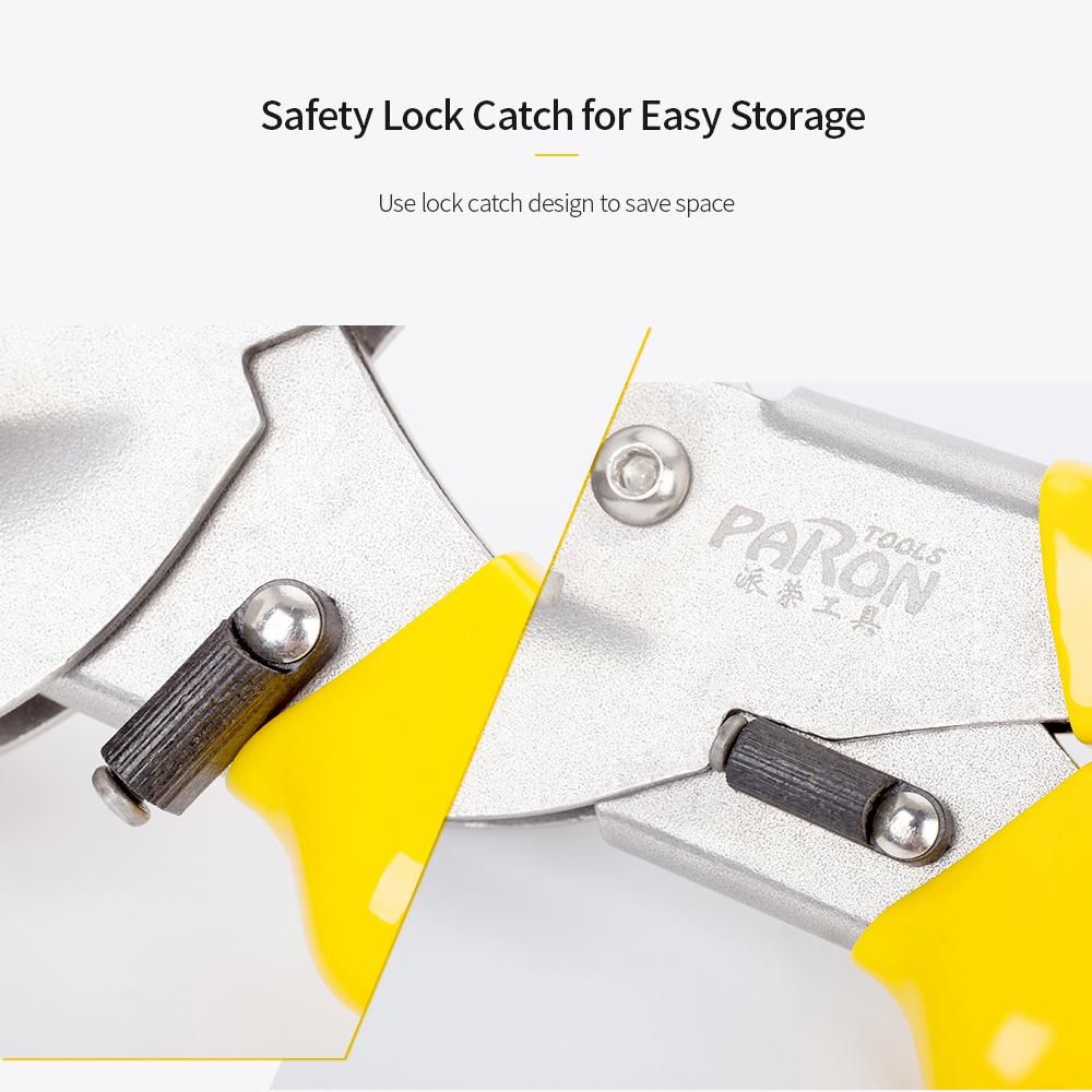 PARON Universal Angle Wire Duct Scissors PVC Trunking Tube Edge Clip 45 Degree to 135 Degree Adjustable Angle Multi Angle Mitre Gasket Shear Wire Duct Cutter Hand Tools Woodworking Cutter