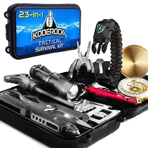 Survival Kit 23 In 1  Outdoor Military Gear Kits For Camping