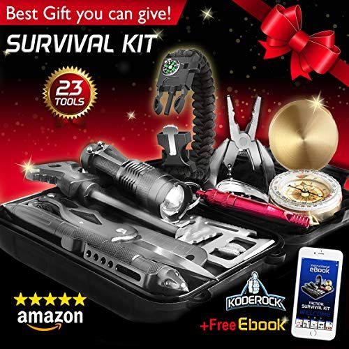 Survival Kit 23 In 1  Outdoor Military Gear Kits For Camping