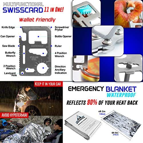 Survival Kit 23 In 1  Outdoor Military Gear Kits For Camping