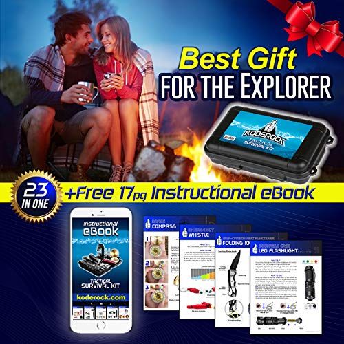 Survival Kit 23 In 1  Outdoor Military Gear Kits For Camping