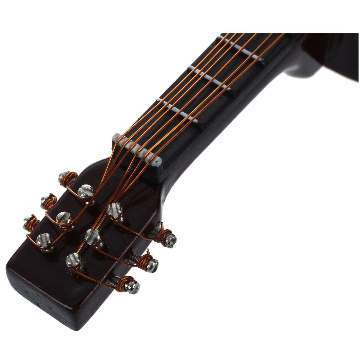 1:12 Miniature Music Instrument Acoustic Guitar Yellow and