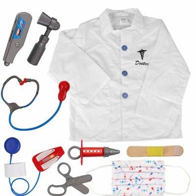 Kids Doctor Dress Up Costume Set