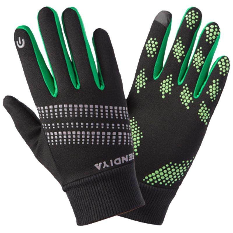 Unisex Outdoor Sport Climbing Cycling Soccer Fleece Windproof Touchscreen Black (black)