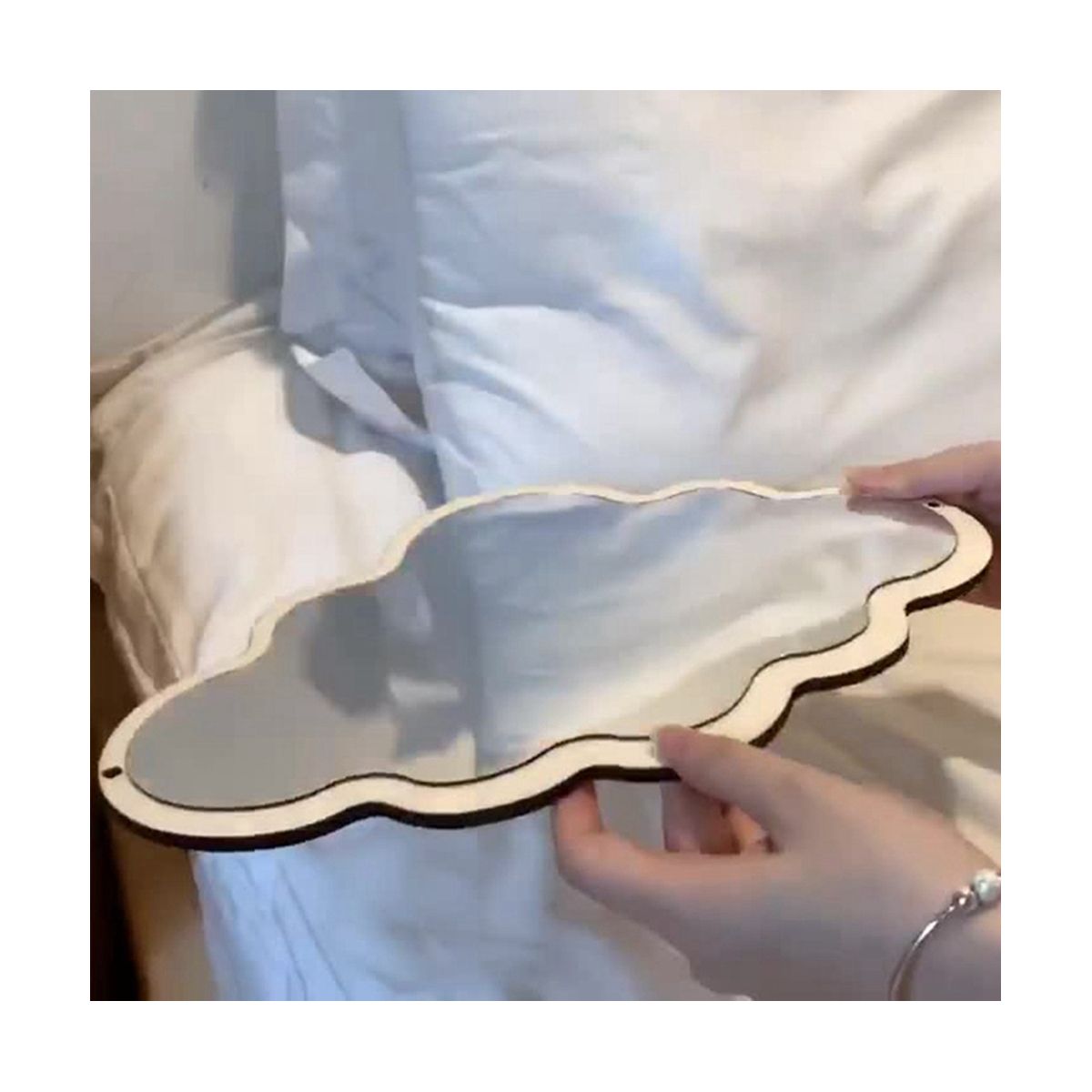 Cloud Shape Mirror Acrylic Mirror Ornaments Cloud Shape