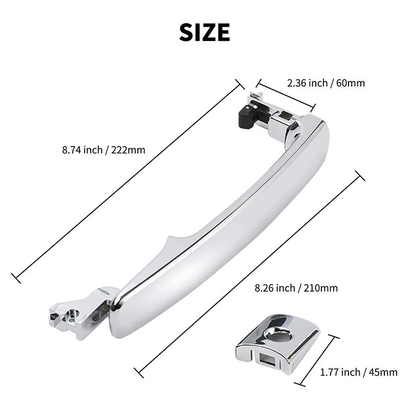 Exterior Door Handle With Keyhole For Infiniti FX35 FX45
