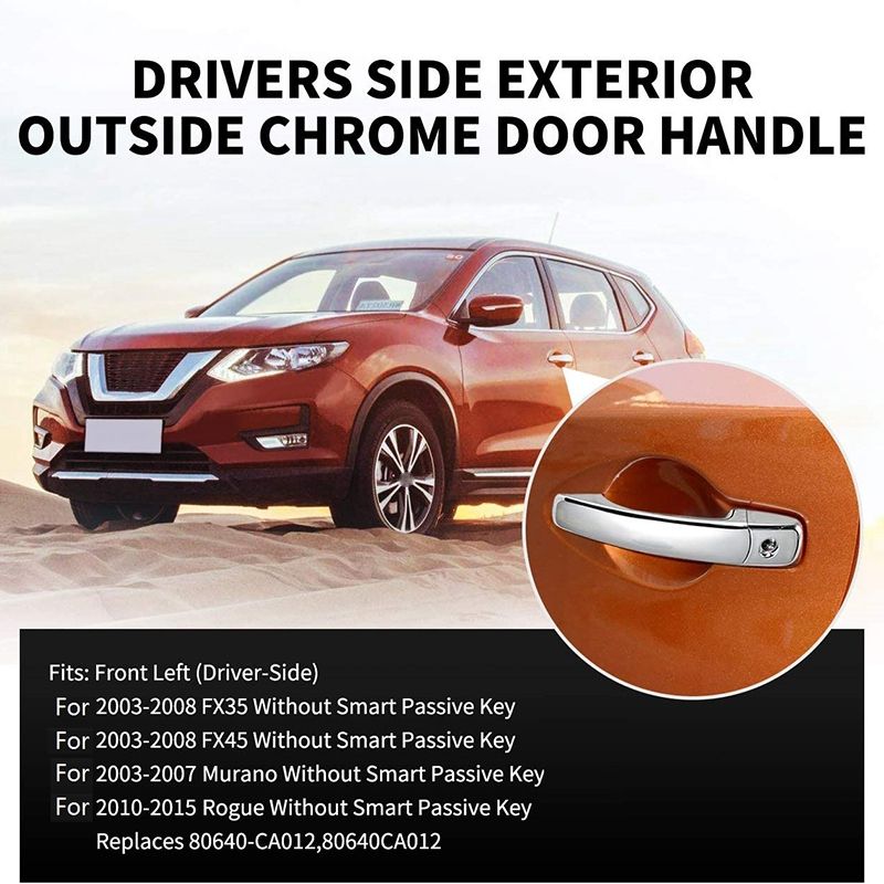 Exterior Door Handle With Keyhole For Infiniti FX35 FX45