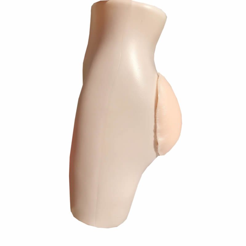 Silicone Padded Women  Hip Up Padded Enhancer  Hip-Beige Self-adhesive-L