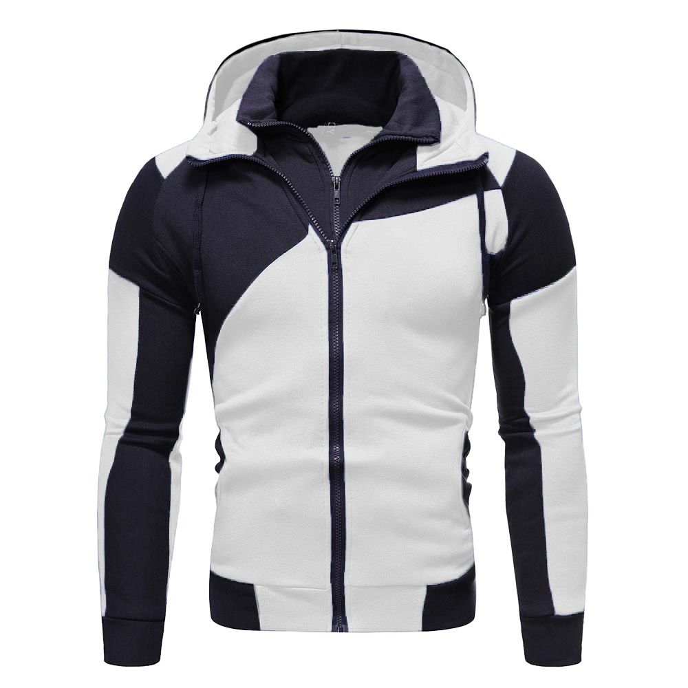 Mens Hoodie Sweatshirts Zipper Hooded Jackets