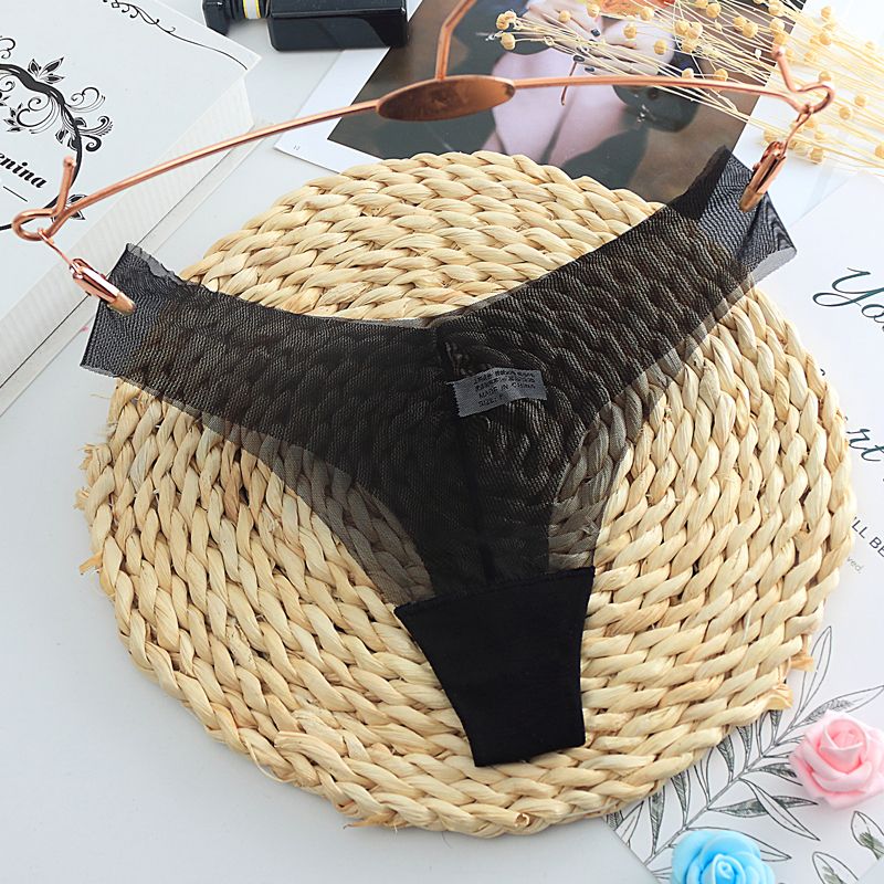 Women Sexy Invisible Seamless Briefs Transparent Super Thin Thongs G-string