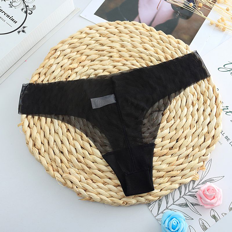 Women Sexy Invisible Seamless Briefs Transparent Super Thin Thongs G-string