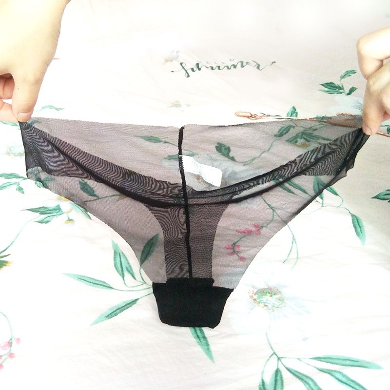 Women Sexy Invisible Seamless Briefs Transparent Super Thin Thongs G-string