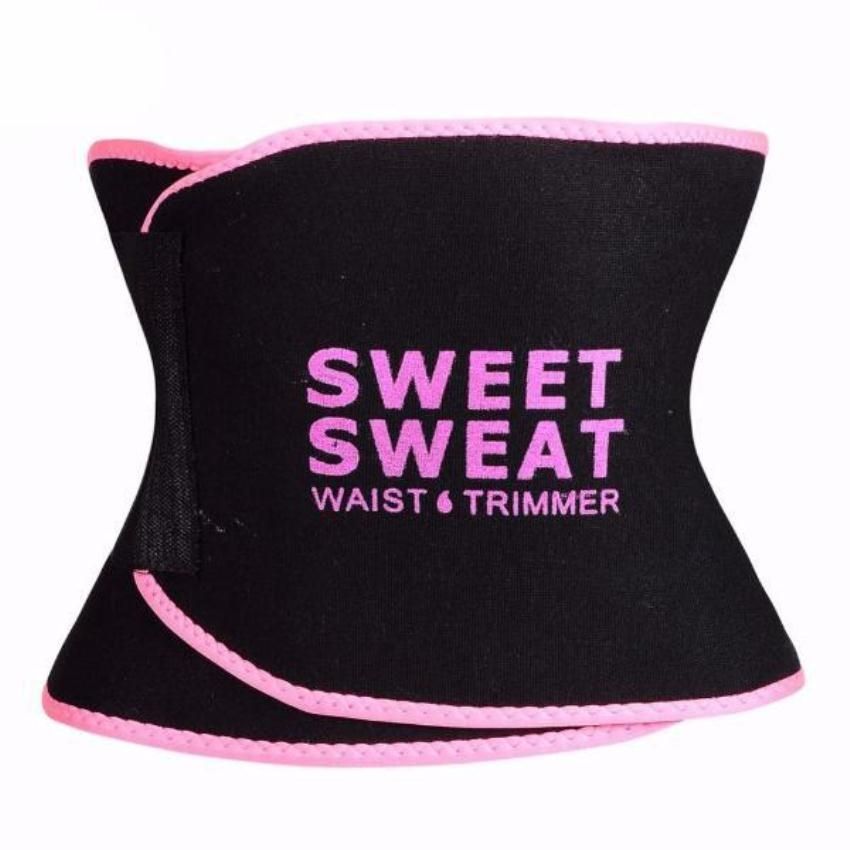 Adjustable Unisex Waist Trainer And Belly Fat Burner- Pink Print