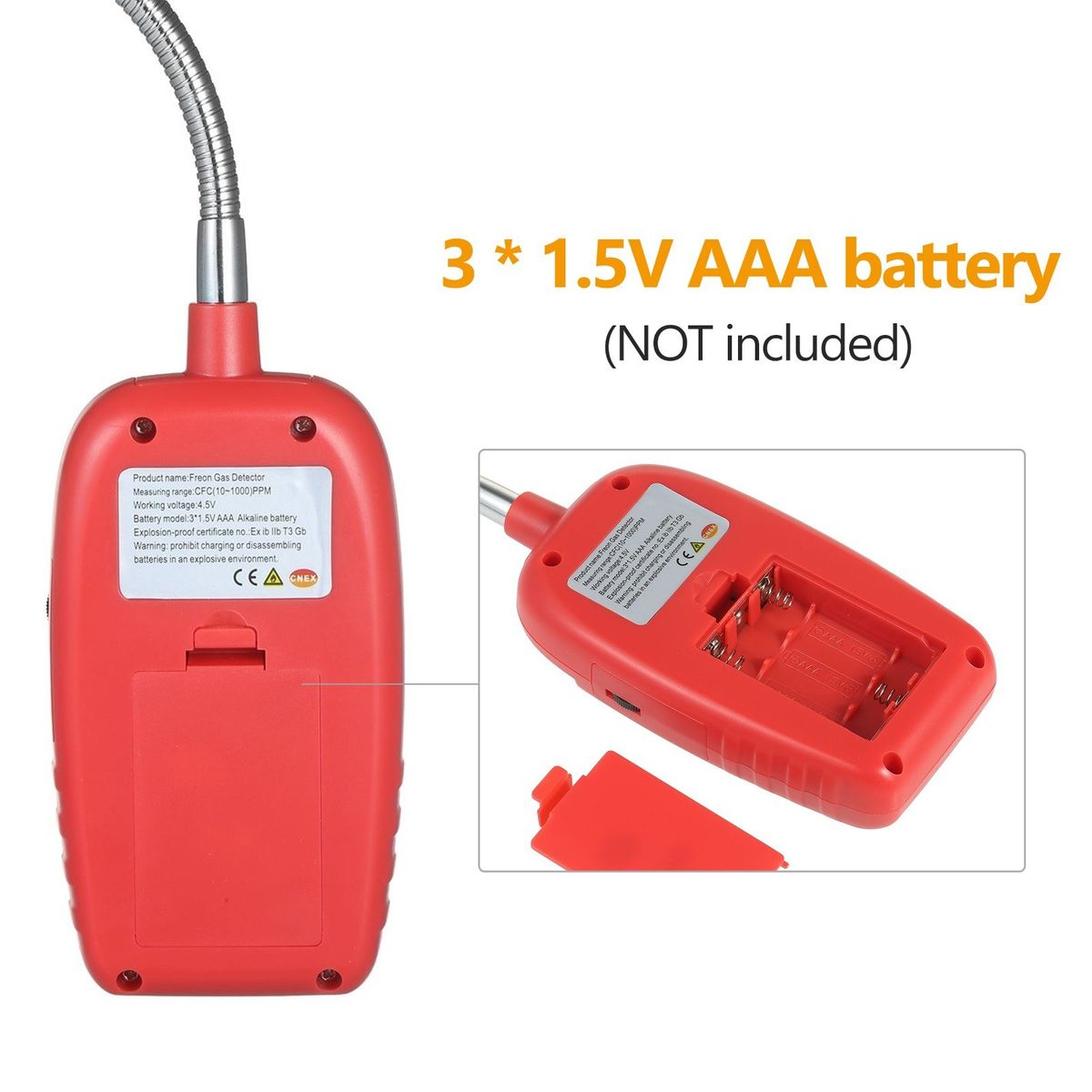 Freon Gas Detector Handheld Gas Detecting Apparatus