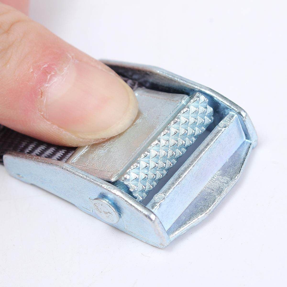 4X Heavy Duty Tie Down Strap Strong Ratchet Belt Cargo Lashing With Metal Buckle