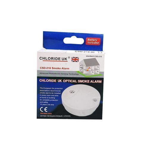 6pcs- Chloride UK Standalone Smoke Alarm (White)