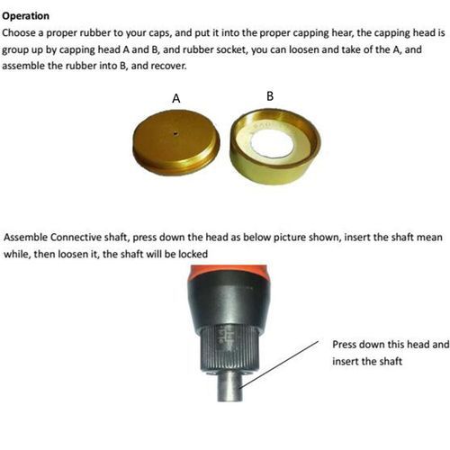 10Pcs 80W Electric Bottle Capping Machine Manual Cap Sealing Sealer Machine 220V