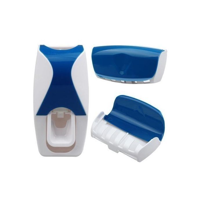 Toothpaste Dispenser And Brush Holder