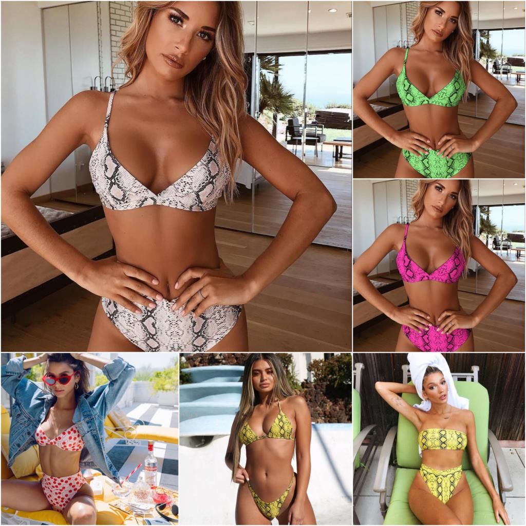 2018 Bathing Suit Women Sexy Leopard Print One Piece Swimsuit Sling Swimwear Swimming Suit For Women HLS