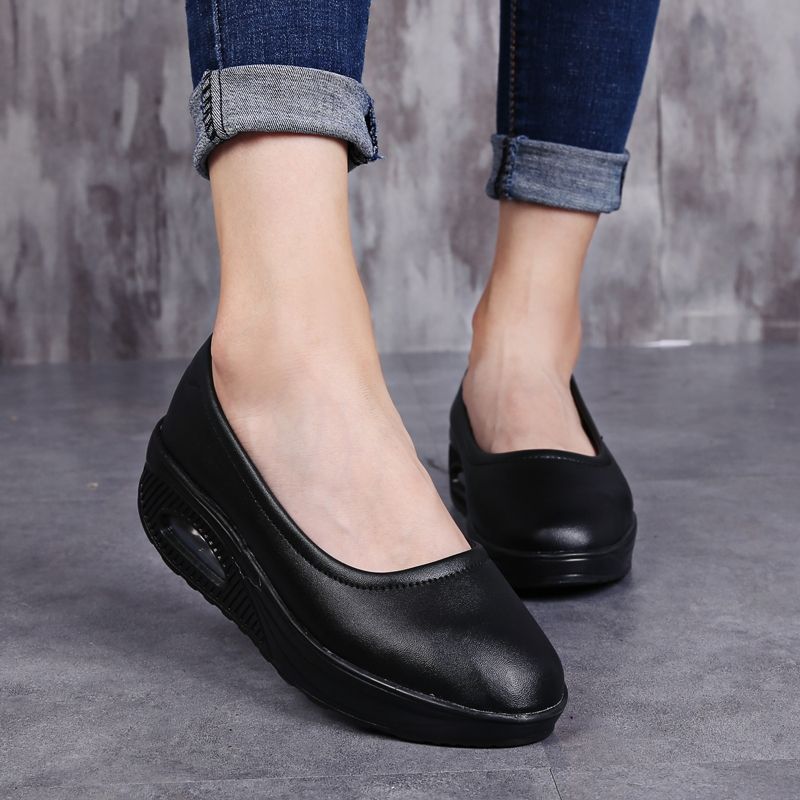 EUR 35-42 Slimming Shoes Women Swing Platform Wedge Shoes Ladies Shoes