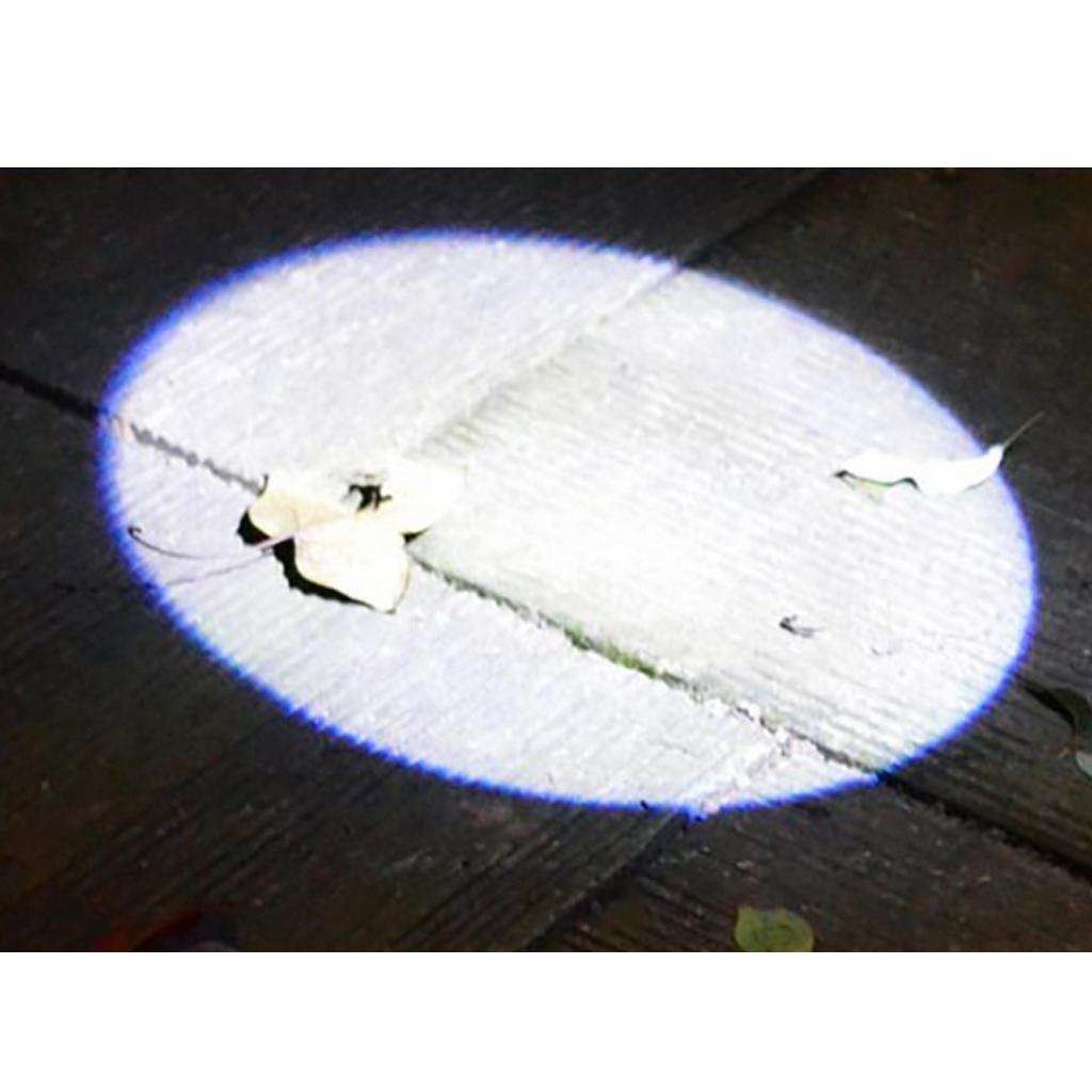 USB Rechargeable Pen Light Mini LED Flashlight Double Lamp