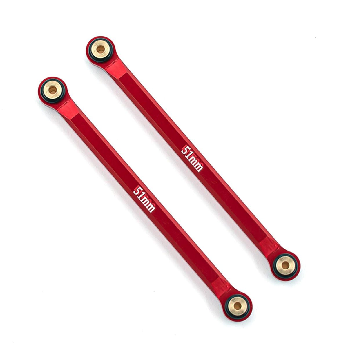 RC Car High Clearance Chassis Links Sets Aluminum Alloy Rod Replacement for 1/24 Axial SCX24 C10 Bronco JEEP RC Car